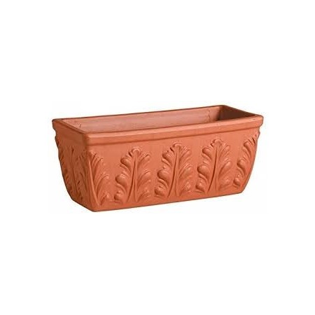 Cassetta Roma  Extralarge in terracotta cm  62 x 32 x h 27