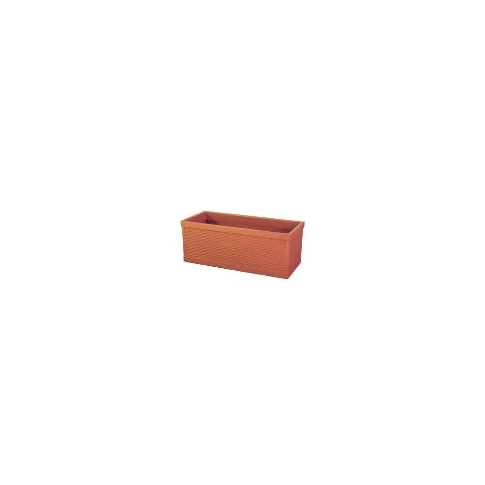 Cassetta millerighe in terracotta cm 70 x 34 x h 31